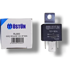 Üstün 12 Volt 80 Amper Röle - Güç Rölesi 80AH 12 Volt