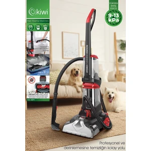 KCC-4371 PRO Bağlanabilir Koltuk Temizleme Başlıklı Dikey Halı Yıkama Leke Çıkartma Makinesi Pembe