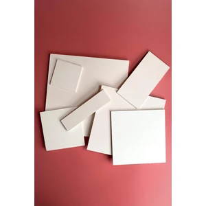 20X20CM Karo - Seramik Bisküvi 6'lı (Ham Ürün)