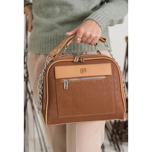Just Polo JP4025  Gofraj Baskılı Yeni Sezon 4 Bölmeli Omuz ve Çapraz Çantası OZT4025