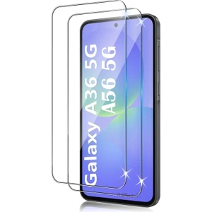 M.TK Moveteck Samsung Galaxy A36 / A56 Uyumlu Ekran Koruyucu Kırılmaz Cam 9h Temperli Ekran Camı Şeffaf Passifik