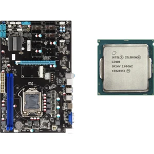 Esonic B250 Btc Gladiator 12LI Anakart + G3900 Işlemci Mining Anakart