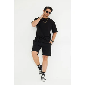 The Champ Clothing Erkek Pamuklu Basic Oversize  Bisiklet Yaka Kısa Kollu Tişört