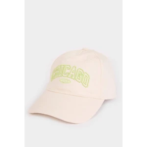 Kız Çocuk Nakışlı Pamuklu Cap Şapka D8432A825SM