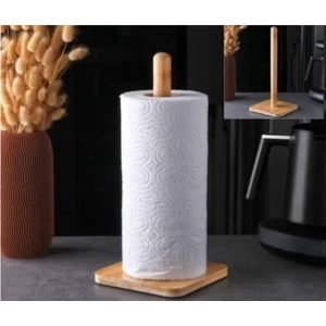Kitchen Pembelia Bambu Kâğıt Havluluk,masa Üstü Rulo Kâğıt Havlu Askılığı-Dik Havlu Peçetelik-Kare