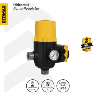 Rtrmax RTM858 Hidromat Barometre Prizli 1.5-2.2 Bar 1x1'' Çap
