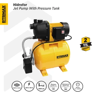 Rtrmax RTM846 Hidrofor 600 W 1x1'' Çap 35 Mt