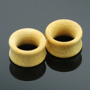 2 Adet Moda Ahşap Kulak Tıkacı Et Tünelleri Ölçüler 8-20MM Kulak Tragus Genişletici Gül Ağacı Bambu Mor Kalp Vücut Piercing Takı (Yurt Dışından)