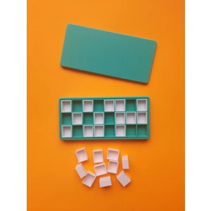Bombeli Suluboya ve Pigment Boya Kutusu 24 Gözlü Biyoplastik (Halfpan ve Fullpan)