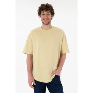 U.S. Polo Assn. Erkek Açık Haki Tişört Basic 50305988-VR183