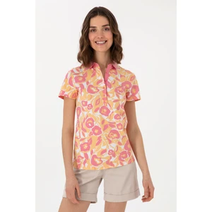 U.S. Polo Assn. Kadın Koyu Pembe Tişört 50299537-VR167