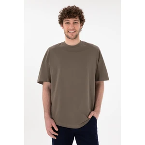 U.S. Polo Assn. Erkek Vizon Tişört Basic 50305988-VR052