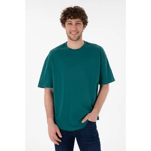 U.S. Polo Assn. Erkek Koyu Yeşil Tişört Basic 50305988-VR101