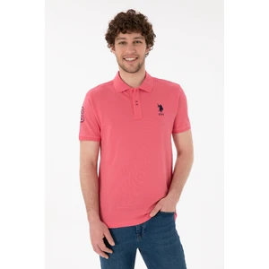 U.S. Polo Assn. Erkek Koyu Pembe Tişört Basic 50305929-VR167
