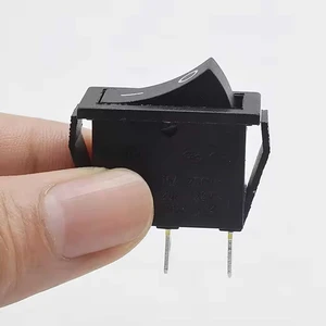 15A 250V On / Off 2 Pin Anahtar  Ince Latch Tip Buton Yüksek Akım KCD3-101 Switch Panel Montaj Kutu Güç Kontrol Makine Motor Araba Şalter