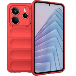 Xiaomi Redmi Note 14 Uyumlu Kılıf Optimum Silikon Kırmızı