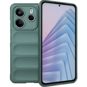 Xiaomi Redmi Note 14 Uyumlu Kılıf Optimum Silikon Yeşil