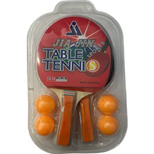 Ckspor Masa Tenisi Raketi 2 Masa Tenisi Raketi + 4 Pinpon Topu Kaliteli Raket