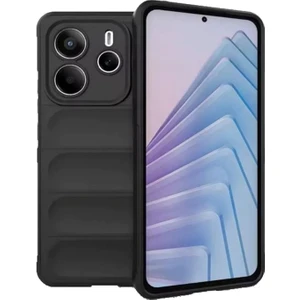 Xiaomi Redmi Note 14 Uyumlu Kılıf Optimum Silikon Siyah