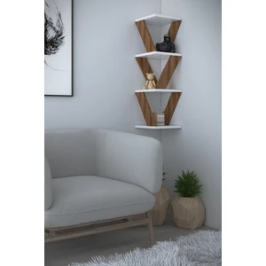 DF05106BRB Dekoratif Köşe Raf Duvar Rafı