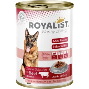 Biftekli Köpek Konserve 400 gr x 12 adet