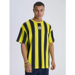 Erkek Trıbun Çubuklu Tshırt