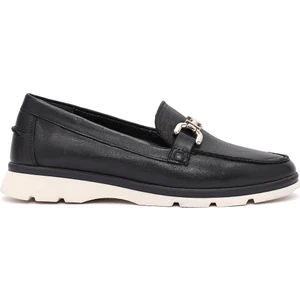 Kadın Siyah Toka Detaylı Comfort Loafer 25SFD153718