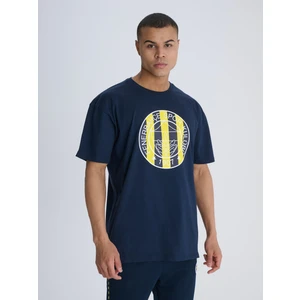 Erkek Trıbun Çubuklu Logo Tshırt