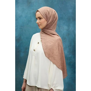 Cs Camellia Scarf Bambu Kraş Şal - Gül Kurusu