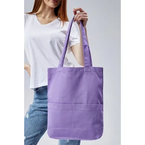 Çınar Bez Çanta 3 Cepli Lila Gabardin Çanta