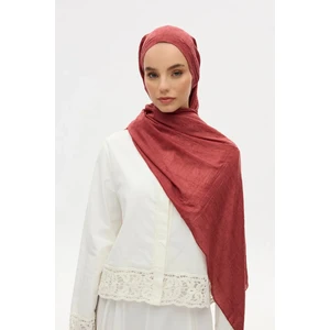 Cs Camellia Scarf Bambu Kraş Şal - Yağ Yeşili