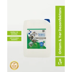 Ortam ve Yer Dezenfektanı 5 LT/ Hipokloröz asit (HOCl) bazlı