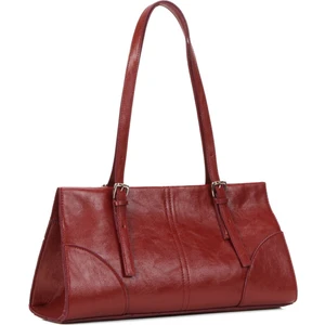 Kadın Bordo Cherry El ve Omuz Çantası NEW299