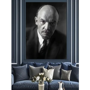 Vladimir Lenin Dekoratif Kanvas - Mdf Ahşap Tablo