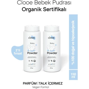 Organik Bebek Pudrası (200GR) - 2’li Fırsat Paketi