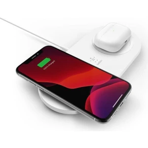 WIZ008VFWH Boostcharge 15W Ikili Kablosuz Şarj Standı - Beyaz