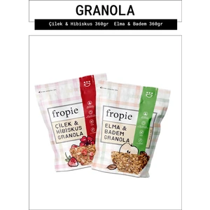 Çilek Hibiskus ve Elma Badem Granola Paketi x 2