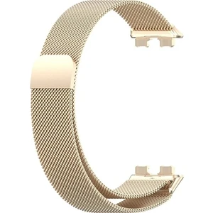 Huawei Band 10 Uyumlu Hasır Milano Metal Mıknatıslı Kordon