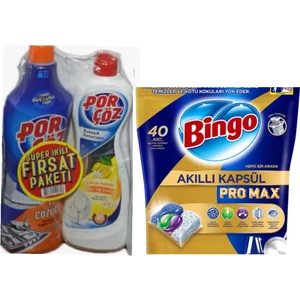 Bulaşık Deterjanı + Porçöz Yağçöz&Bulaşık Deterjanı