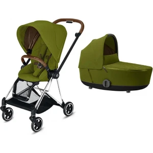 Mios (Chrome Brown-Khaki Green) (Ikonik Lüks Bebek Arabası)