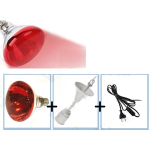 Isıtıcı Lamba 250 Watt + E27 Seramik Duy+2 m Fişli Kablo Avantajlı Set