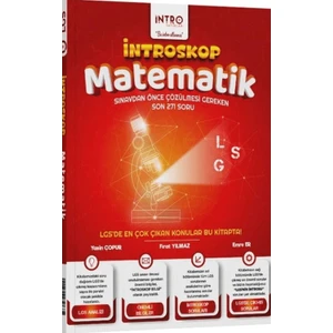 İntro Yayınları 8. Sınıf LGS Matematik Introskop Soru Bankası 144 Sayfa Türkçe İçerik