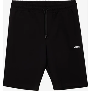 Siyah Erkek Basic Düz Sweat Şort J5SM-SHT7252