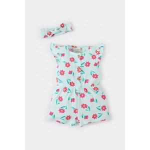 Kız Bebek Çiçekli Tulum E8368A525SM