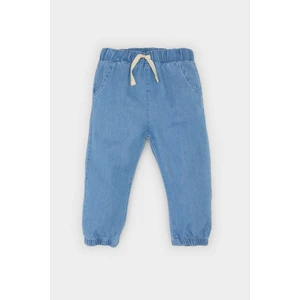 Erkek Bebek Beli Paçası Lastikli Jean Pantolon E6916A525SP