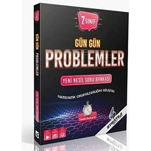 Strateji Yayınları 7. Sınıf Gün Gün Problemler Yeni Nesil Soru Bankası Strateji Yayınları