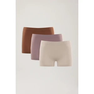 Los Ojos 3 Adet Seamless Boxer Külot 3xboyshort