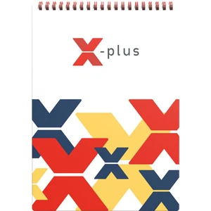 X-Plus Çizgili Spiralli Bloknot A5 80 G/m² 80 Yaprak