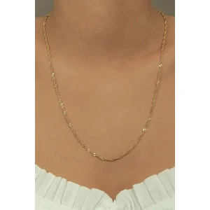 Fiyonk Kuyumculuk 14 Ayar Altın Singapur Zincir Kolye 2.10 mm