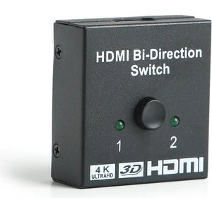 4K HDMI Çift Yönlü Switch - 30Hz, Blu-ray 3D, Tak Çalıştır, Durum Ledi, Sinyal Seçici (DK-HD-SW201)